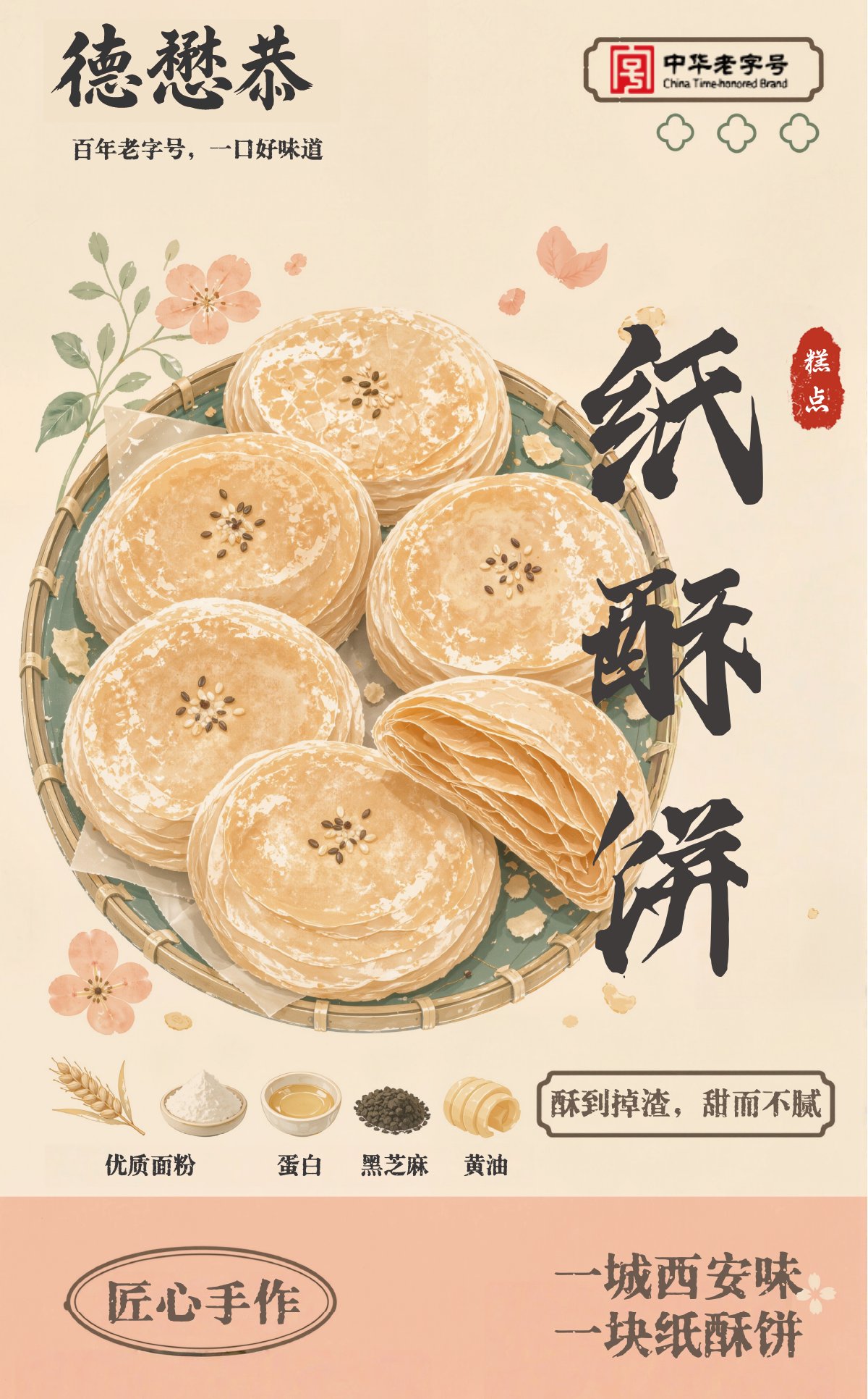 纸酥饼